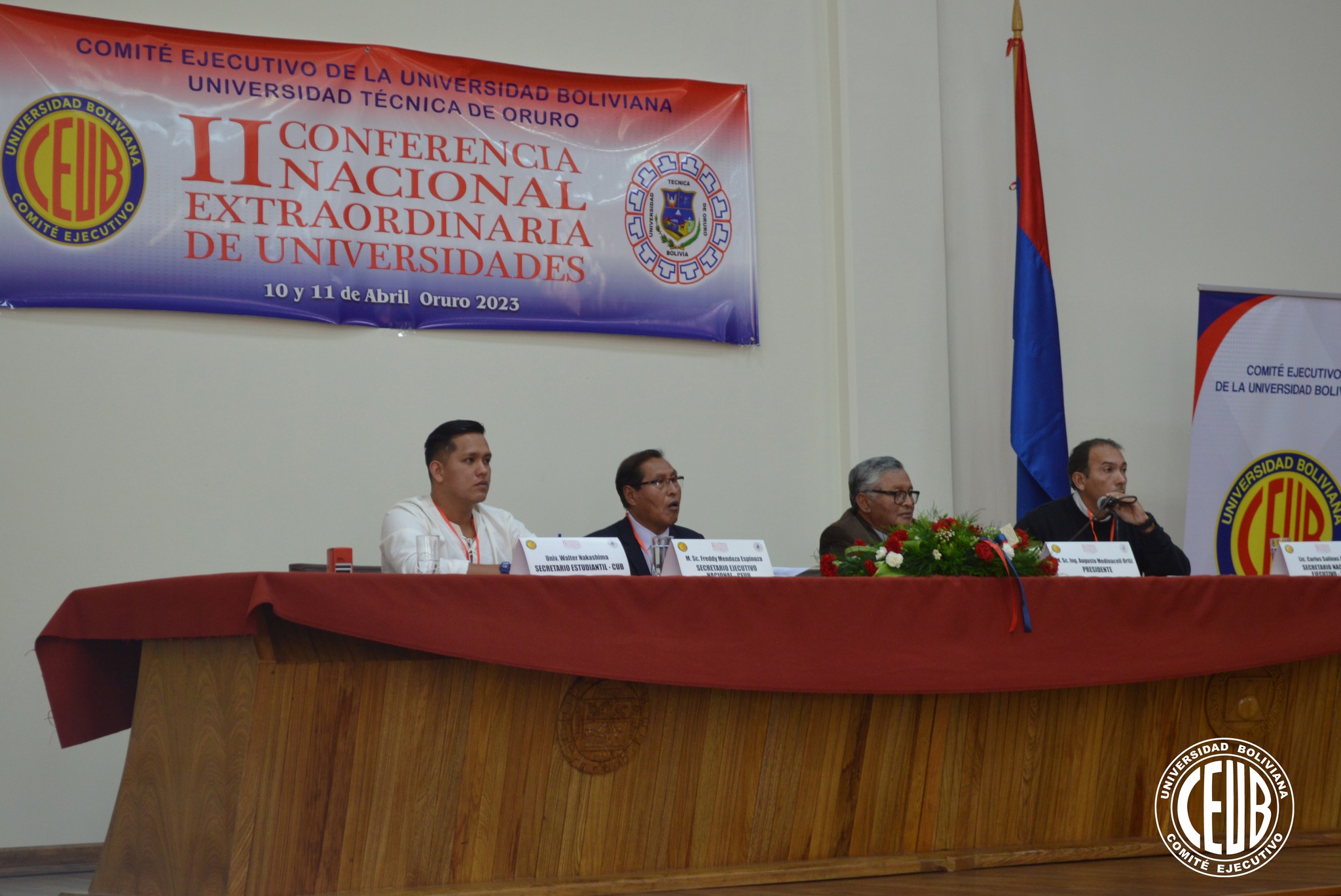 II Conferencia Nacional Extraordinaria de Universidades, en la Universidad Técnica de Oruro